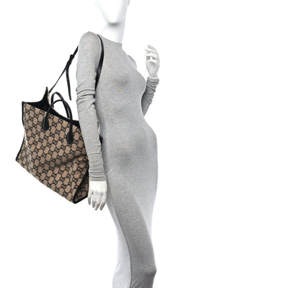 Gucci Covered Wool GG Monogram Large Tote Bag Beige Ebony 2 of 10