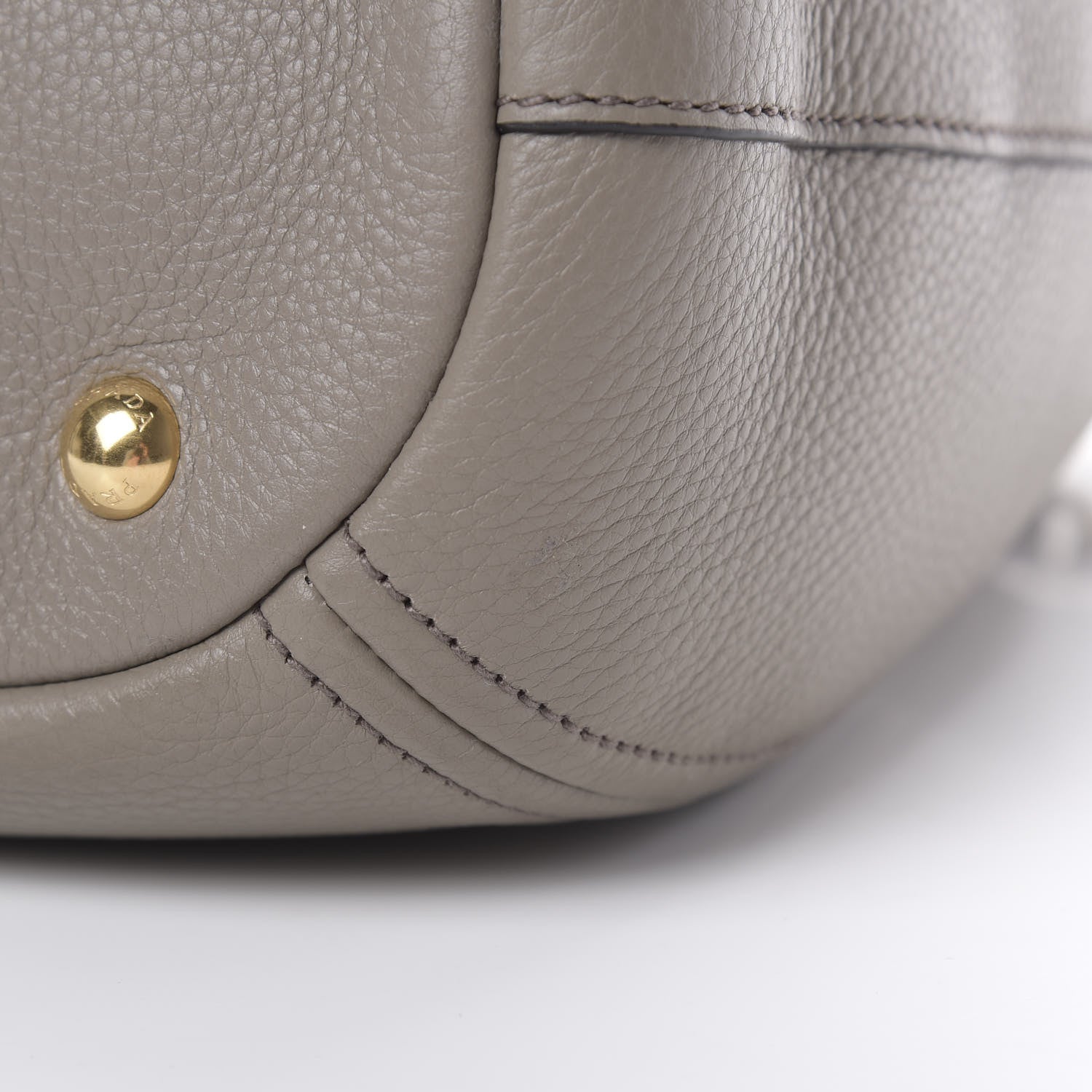 Prada Vitello Phenix Shoulder Bag Argilla 12 of 12