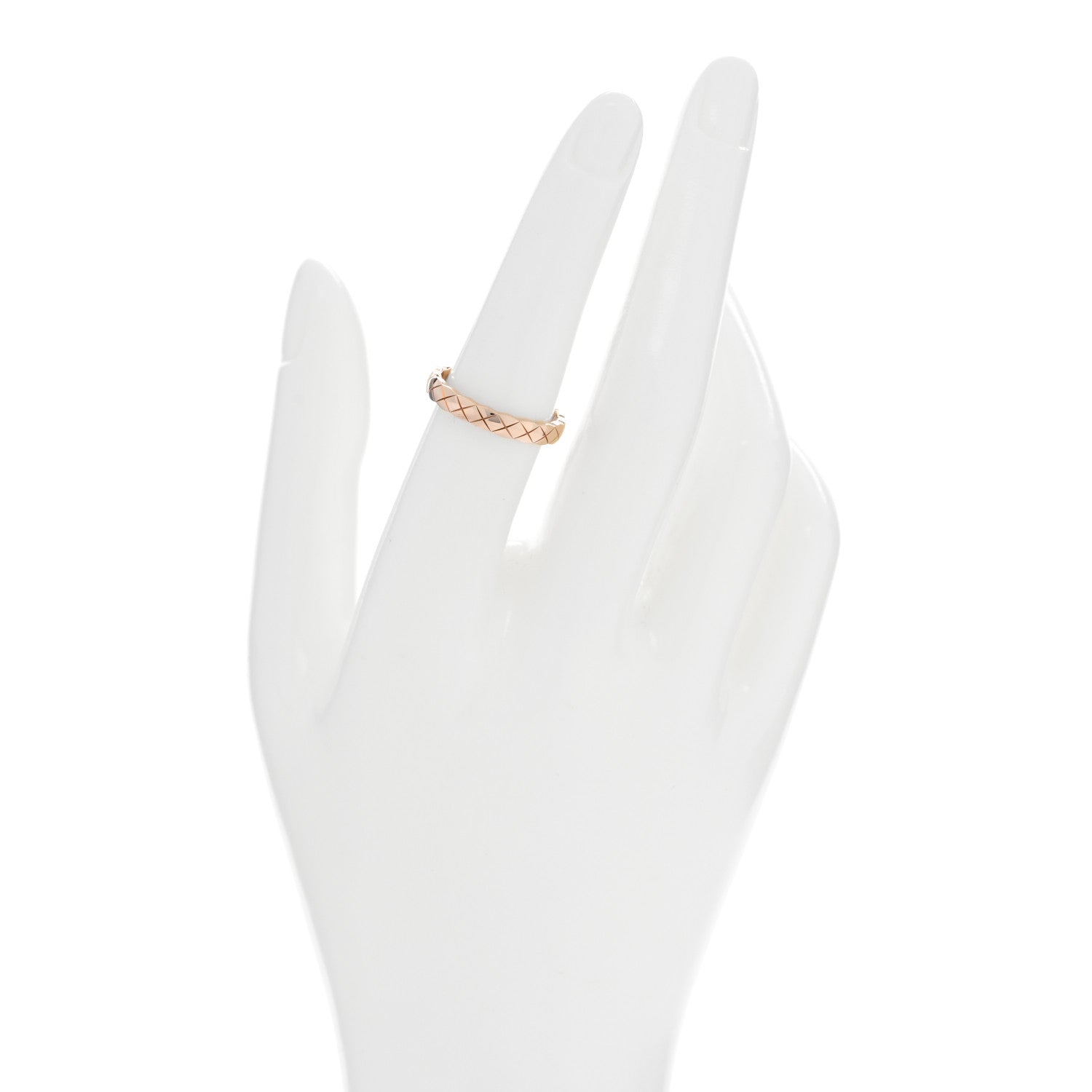 Chanel 18K Beige Gold Mini Coco Crush Ring 54 6.75 2 of 5
