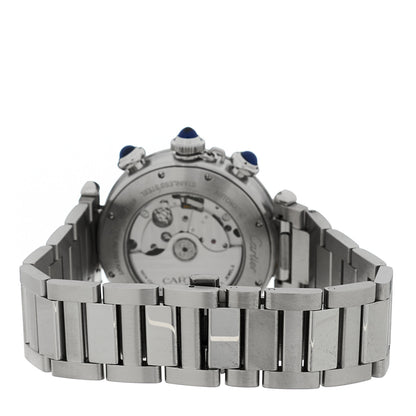 Cartier Stainless Steel 41mm Pasha C Chronograph Automatic Watch Blue 3 of 5