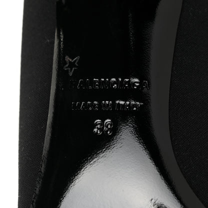 Balenciaga Spandex Pointed Toe Knife Thigh High Boots 38 Black 6 of 7