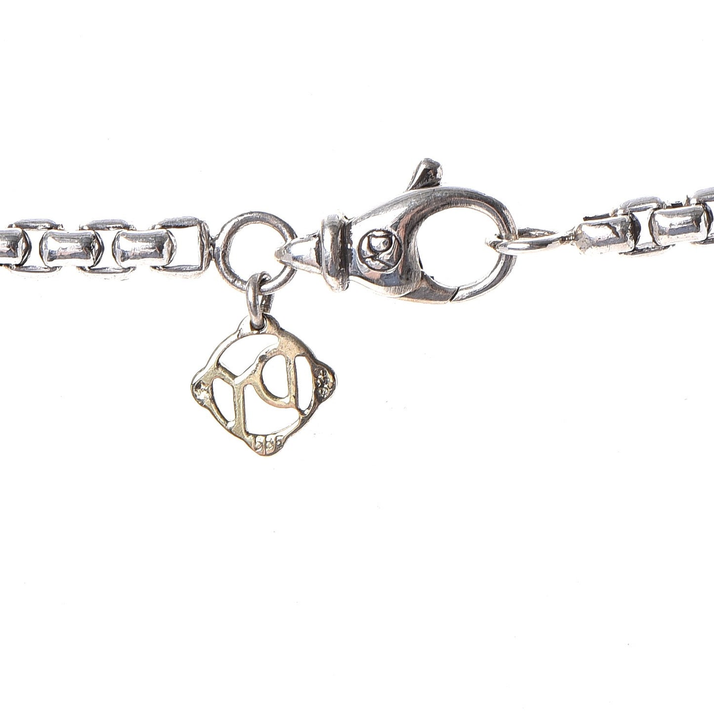 Sterling Silver 14K Yellow Gold Pave Diamond Prasiolite 11mm Cushion On Point Pendant Necklace