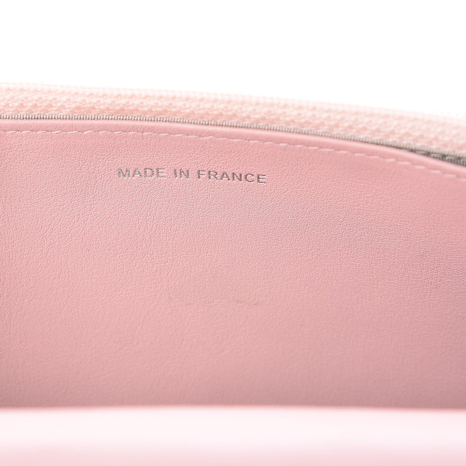 Chanel Caviar Timeless CC Wallet On Chain WOC Pink 7 of 13