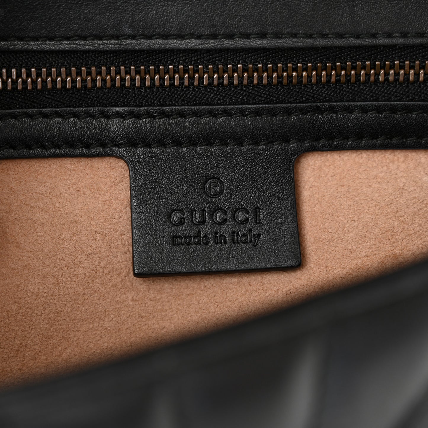 Calfskin Bamboo Trapuntata Queen Margaret Backpack Black