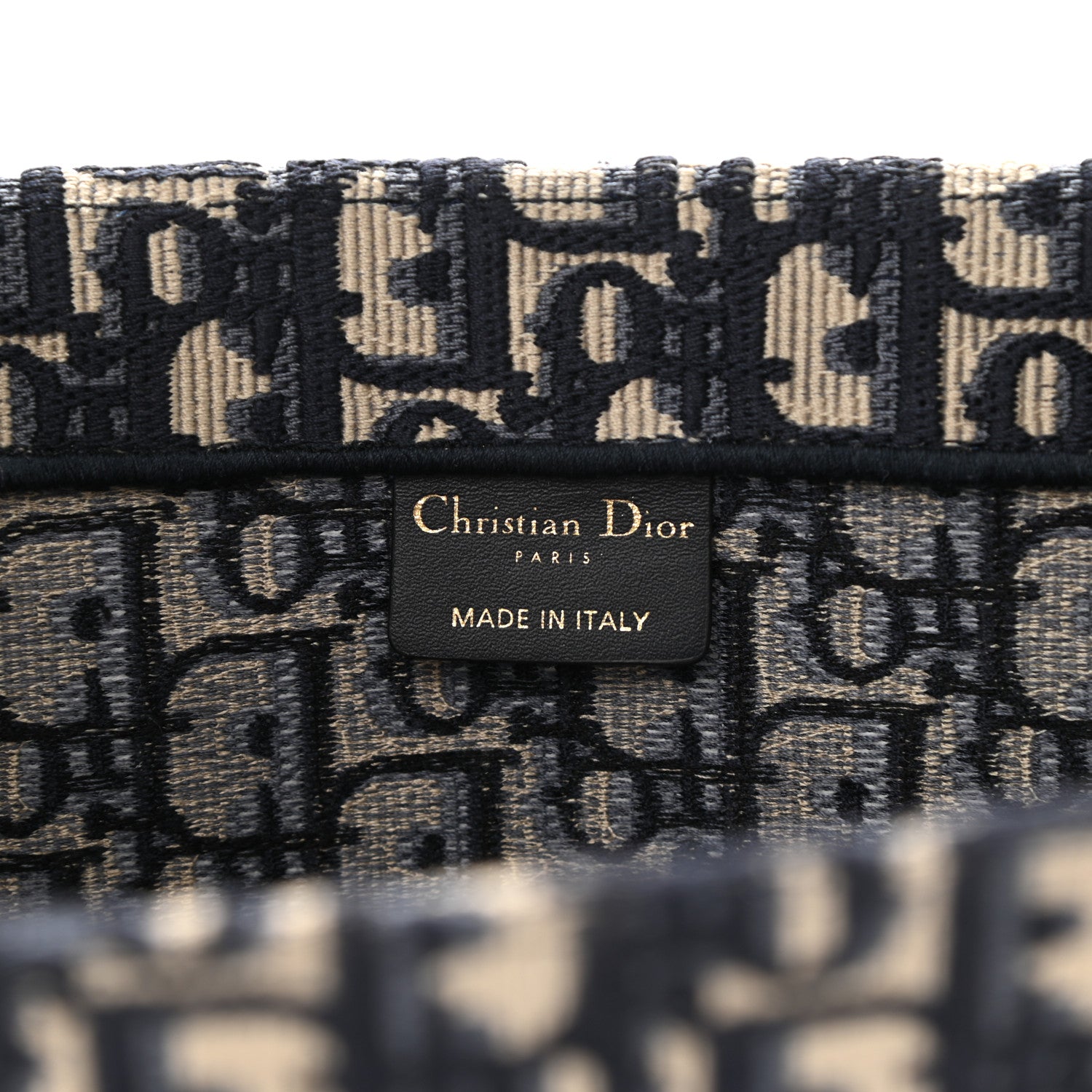 Christian Dior Oblique Medium Book Tote Blue Multicolor 6 of 10