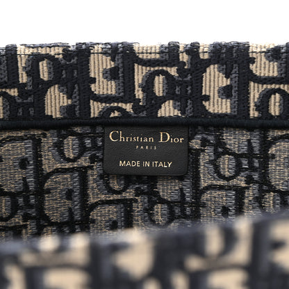 Christian Dior Oblique Medium Book Tote Blue Multicolor 6 of 10
