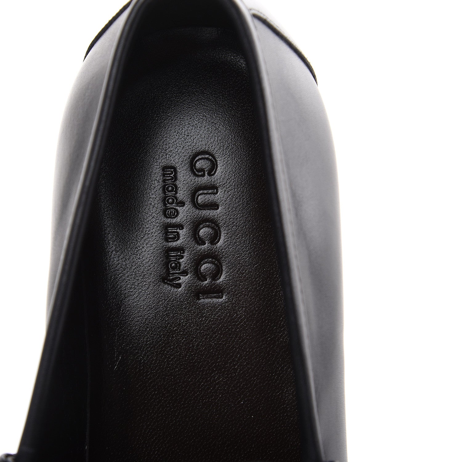 Gucci Calfskin Mens 1953 Horsebit Loafers 9.5 Black 8 of 10