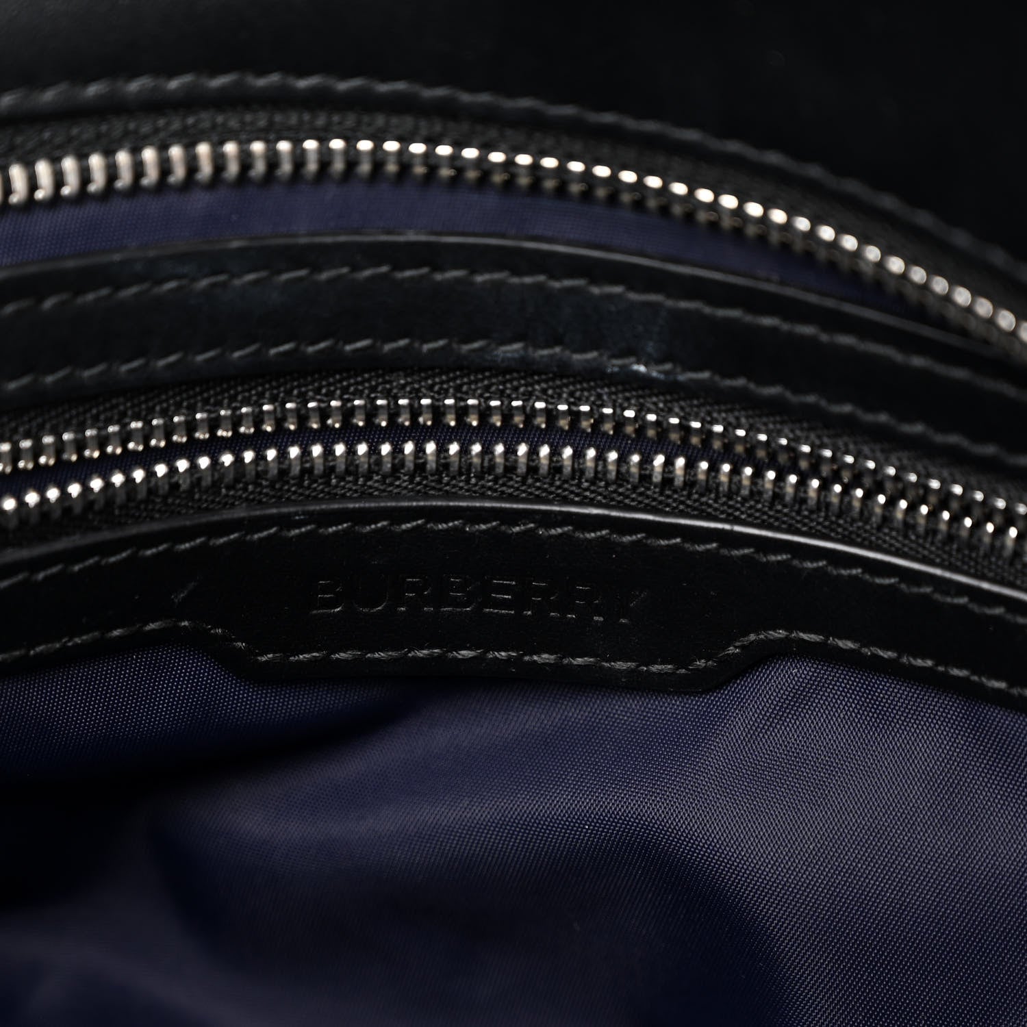 Burberry Nylon Logo Tote Medium Blue 6 of 9