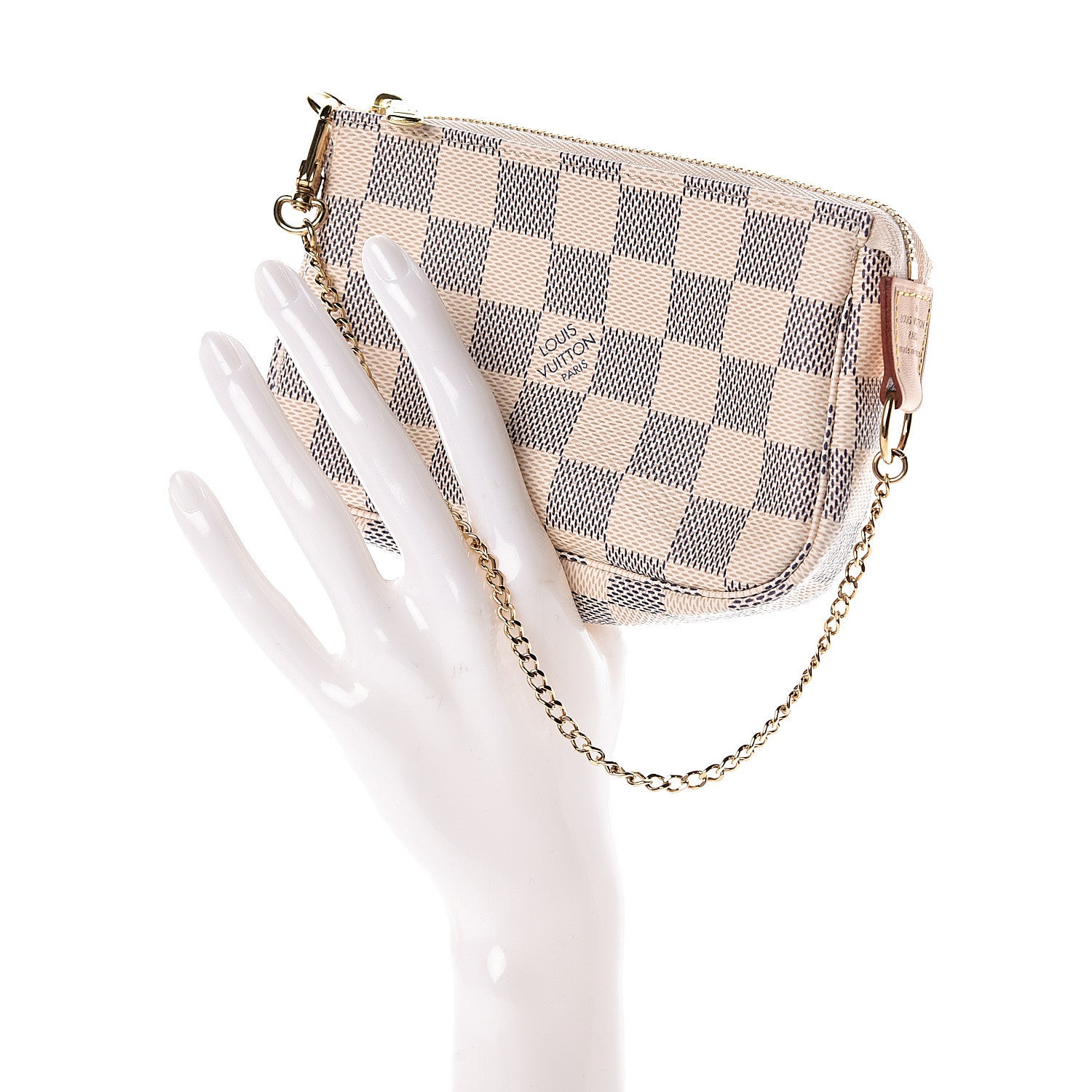 Louis Vuitton Damier Azur Mini Pochette Accessories 2 of 8
