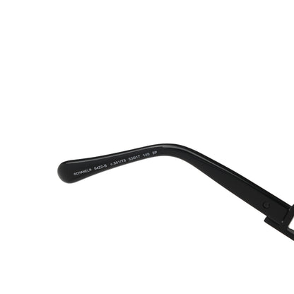 Chanel Acetate Strass Polarized Square Sunglasses 5422-B Black 6 of 8