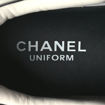 Chanel Calfskin CC Womens Sneakers 38 Black 8 of 8
