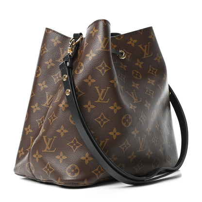 Louis Vuitton Monogram Neonoe MM Black 3 of 8