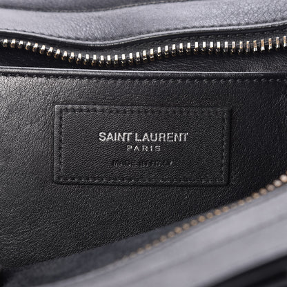 Saint Laurent Smooth Calfskin Small Monogram Cabas Black 7 of 15