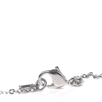 Christian Dior Metal Logo Necklace Silver 4 of 10