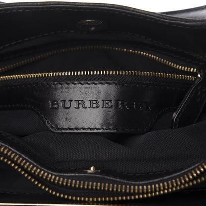 Burberry Canvas House Check Tote Black 6 of 13