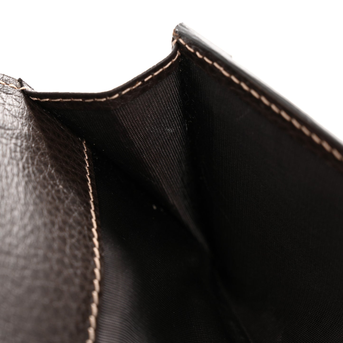 Crystal Monogram Continental Charmy Wallet Brown