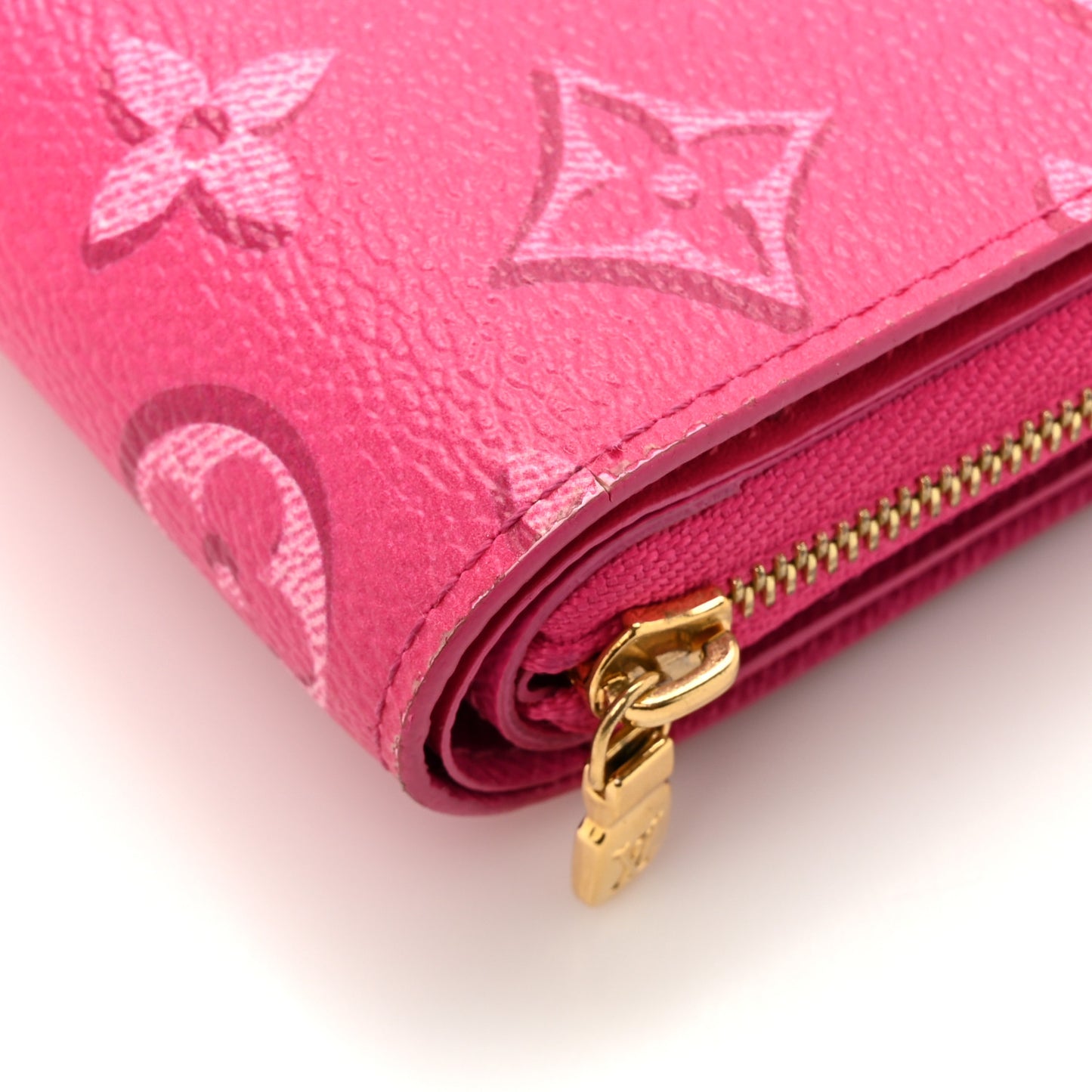 Monogram Fall for You Lou Wallet Fuchsia