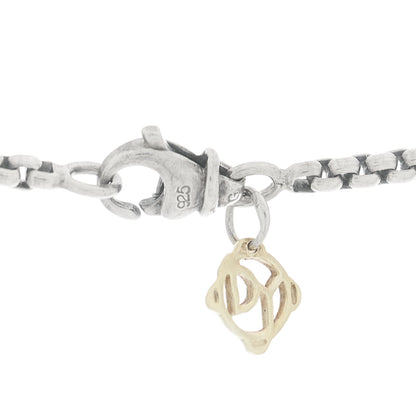 David Yurman Sterling Silver 14K Yellow Gold 2.7mm Small Box Chain Necklace 32.5" 7 of 7