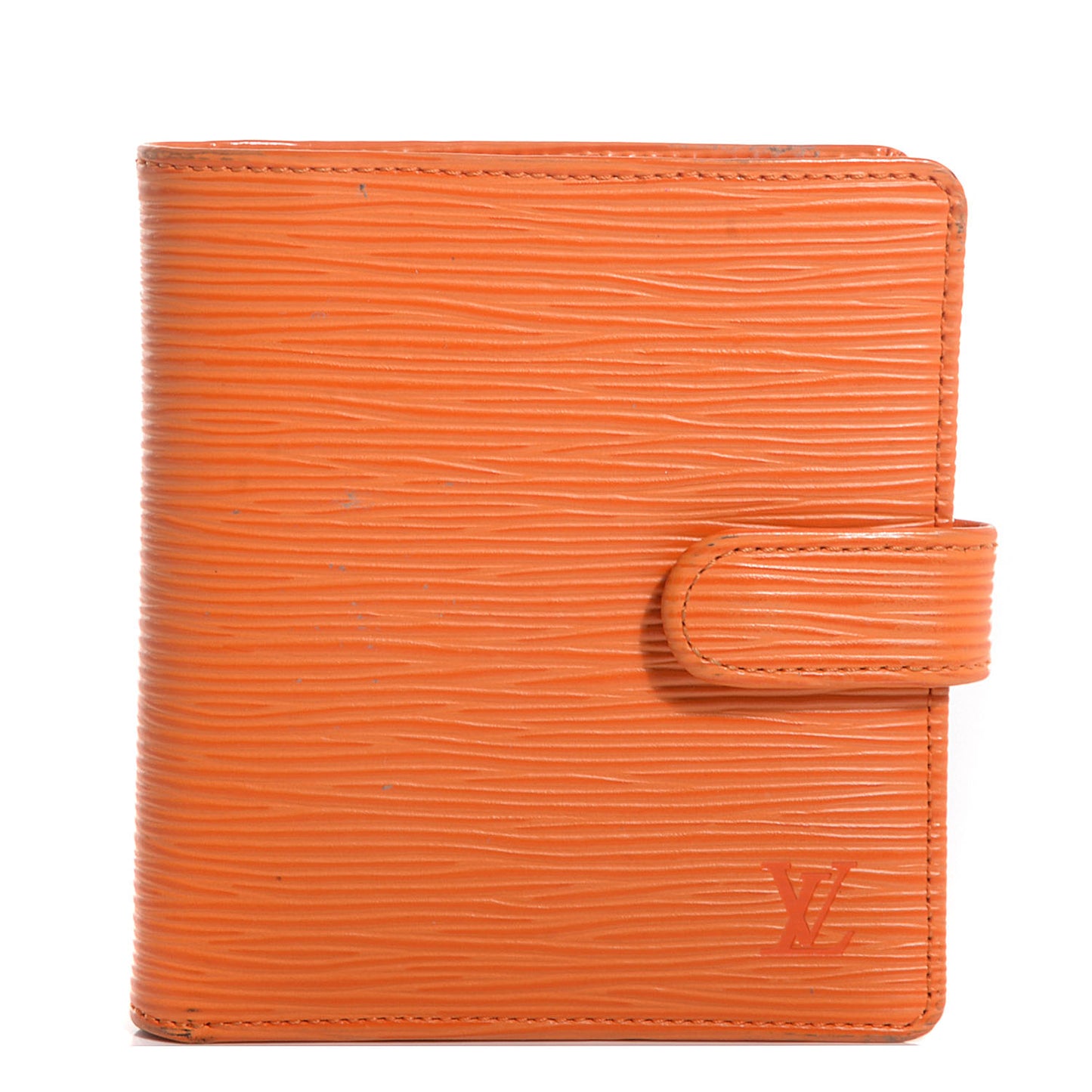 Epi Porte-Billets Compact Wallet Mandarin