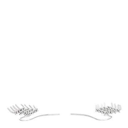 Tiffany 18K White Gold Fringe Earrings 3 of 4