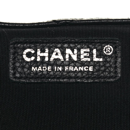 Chanel Calfskin Quilted XXL Travel Flap Bag Black 6 of 17