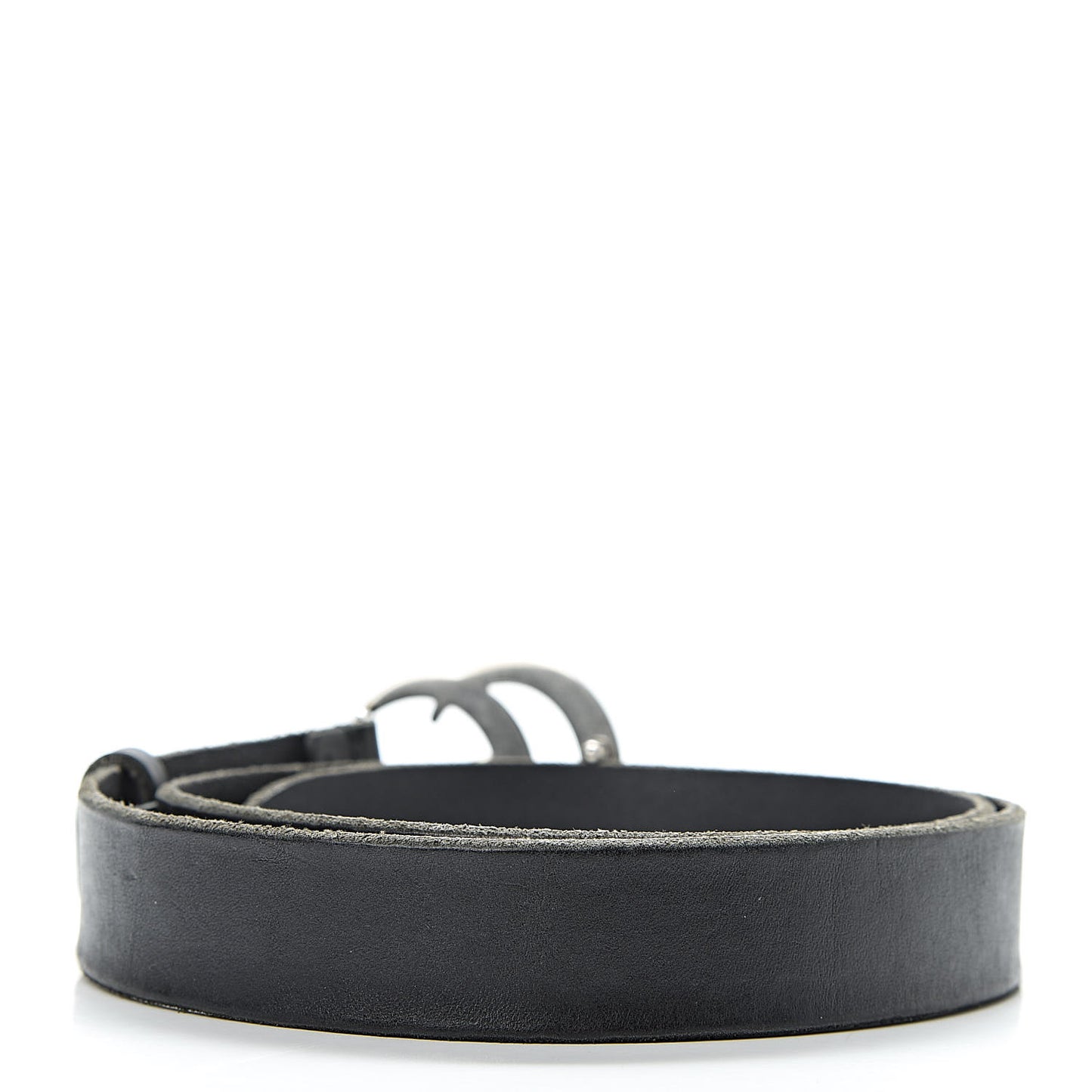 Cuoio Toscano Nickel Double G 30mm Belt 90 36 Black
