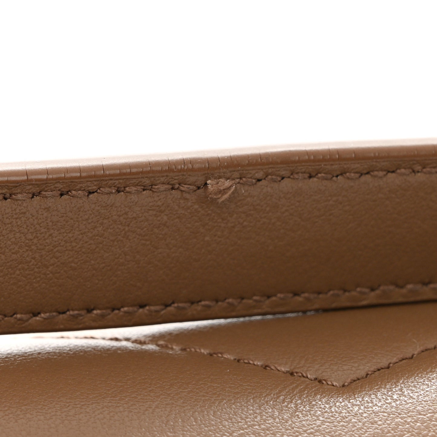 Calfskin Y Quilted Monogram Medium Loulou Chain Satchel Dark Beige