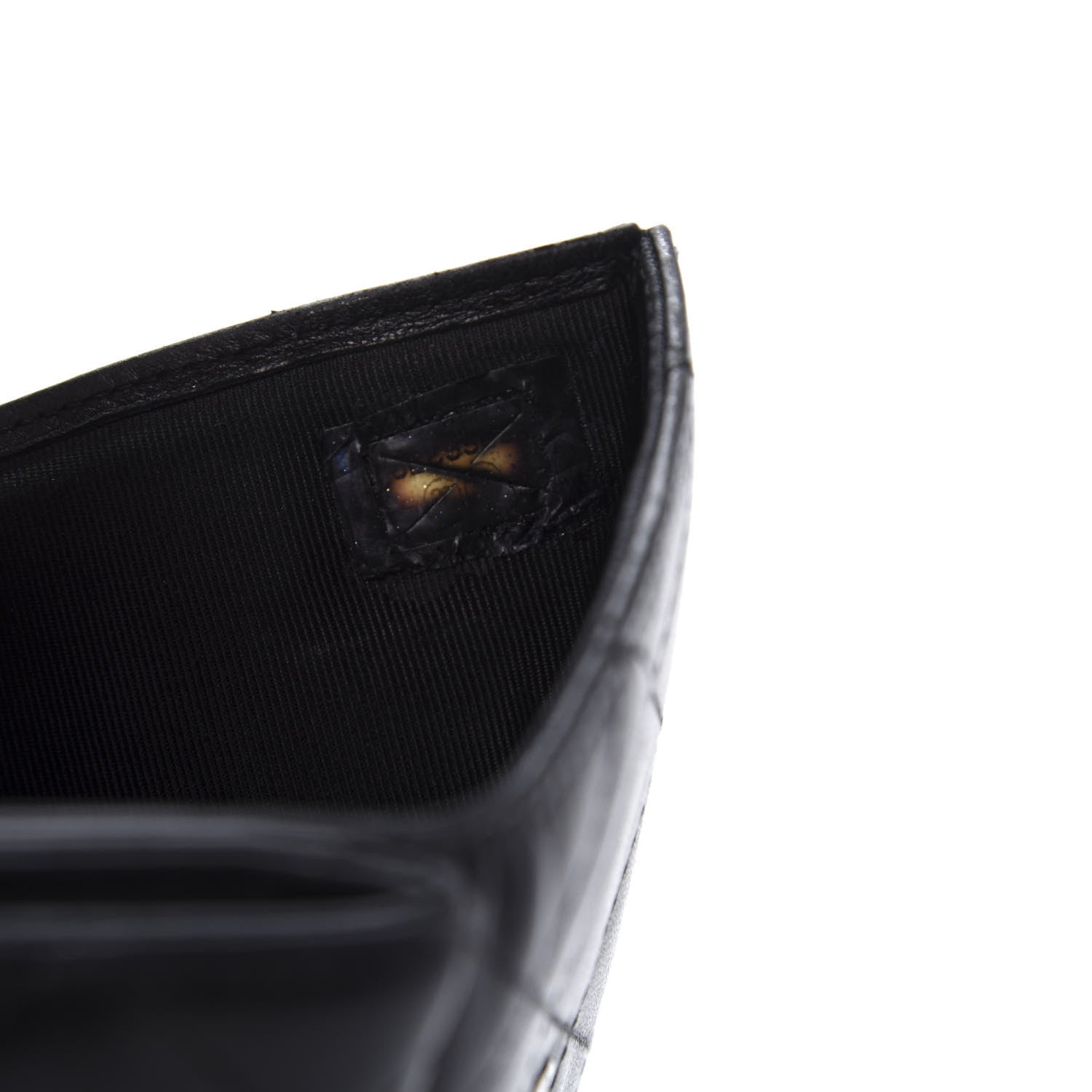 Chanel Lambskin Quilted Double Sided Wallet Black 11 of 14