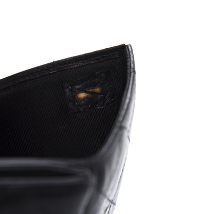 Chanel Lambskin Quilted Double Sided Wallet Black 11 of 14