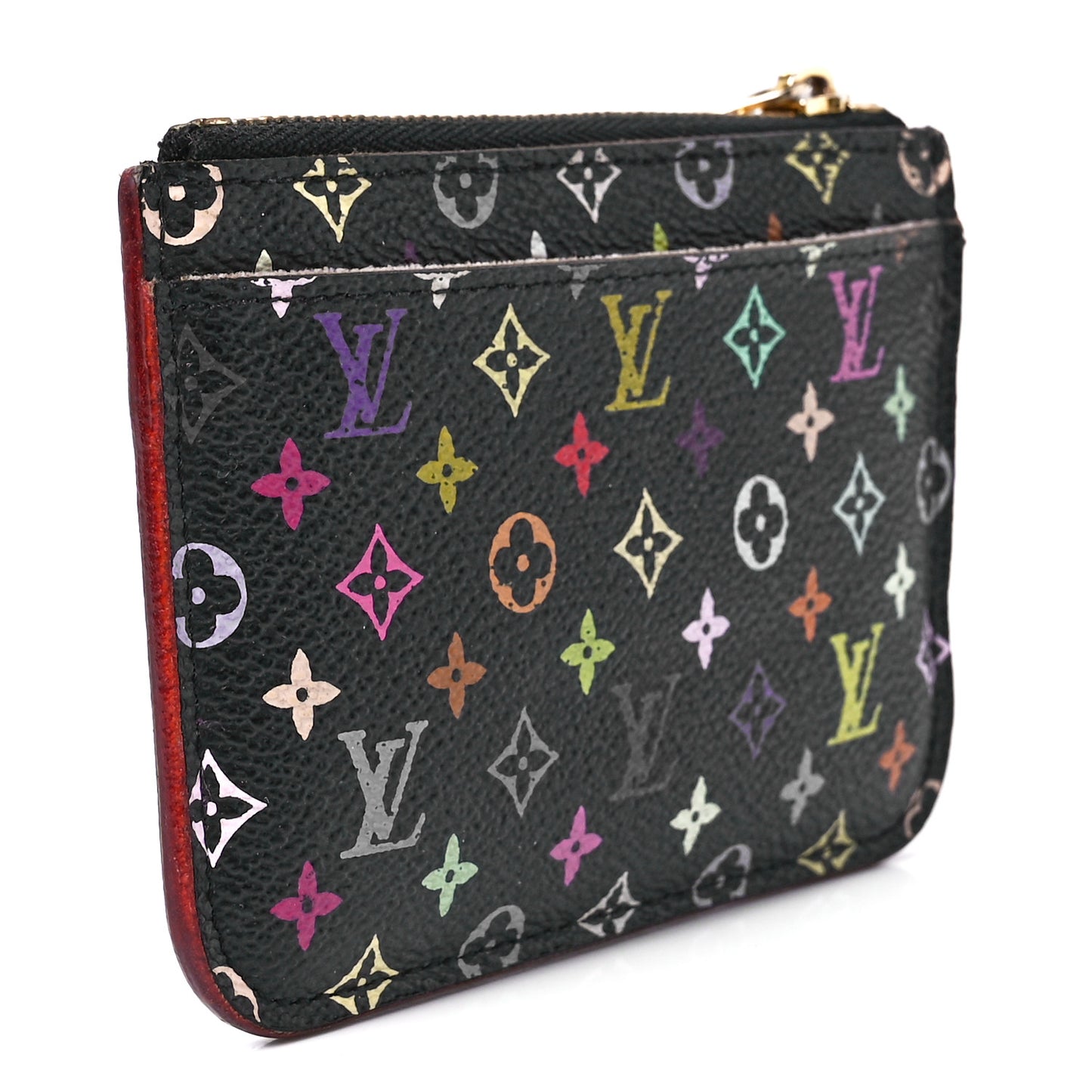 Monogram Multicolor Key Pouch Black Grenade