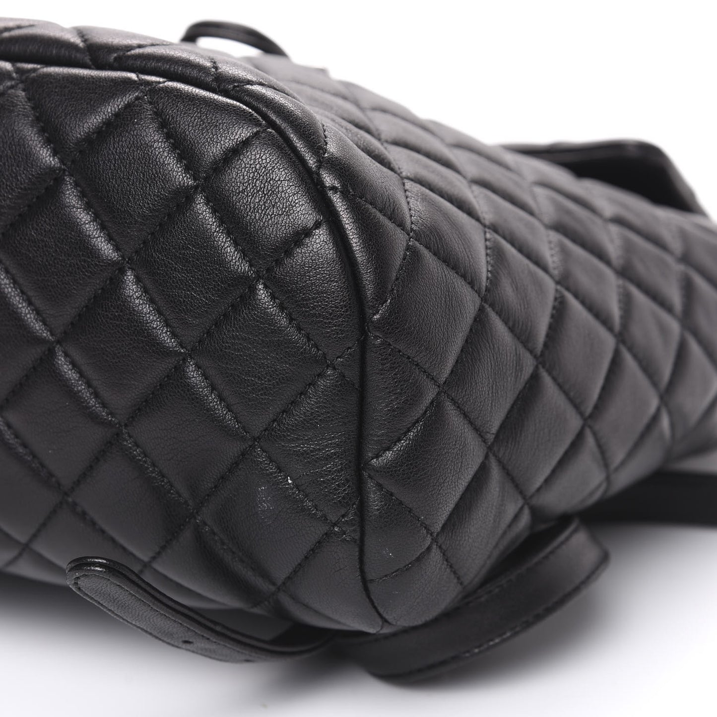 Calfskin Quilted Small Urban Spirit Backpack Black