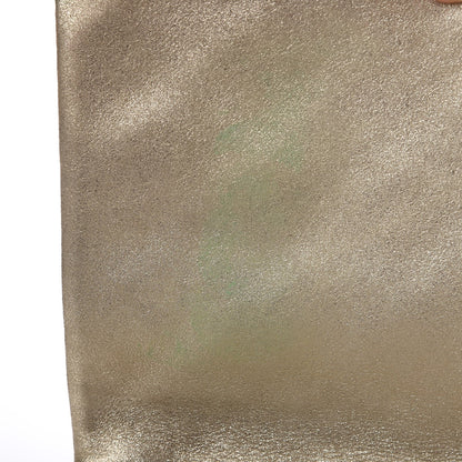 Christian Dior Metallic Calfskin Cannage Flap Clutch Gold 9 of 15