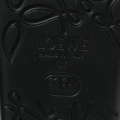 Loewe Foam Rubber Paula's Ibiza Pebble Toe Post Sandals 37 Black 8 of 11