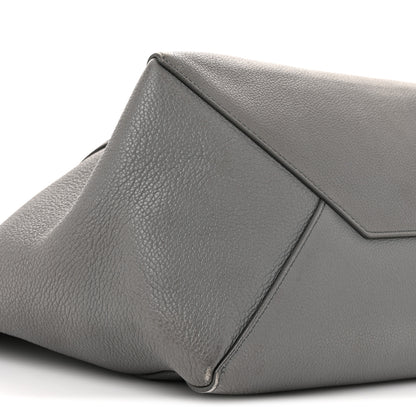 Celine Soft Grained Calfskin Medium Belt Cabas Phantom Grey 8 of 15