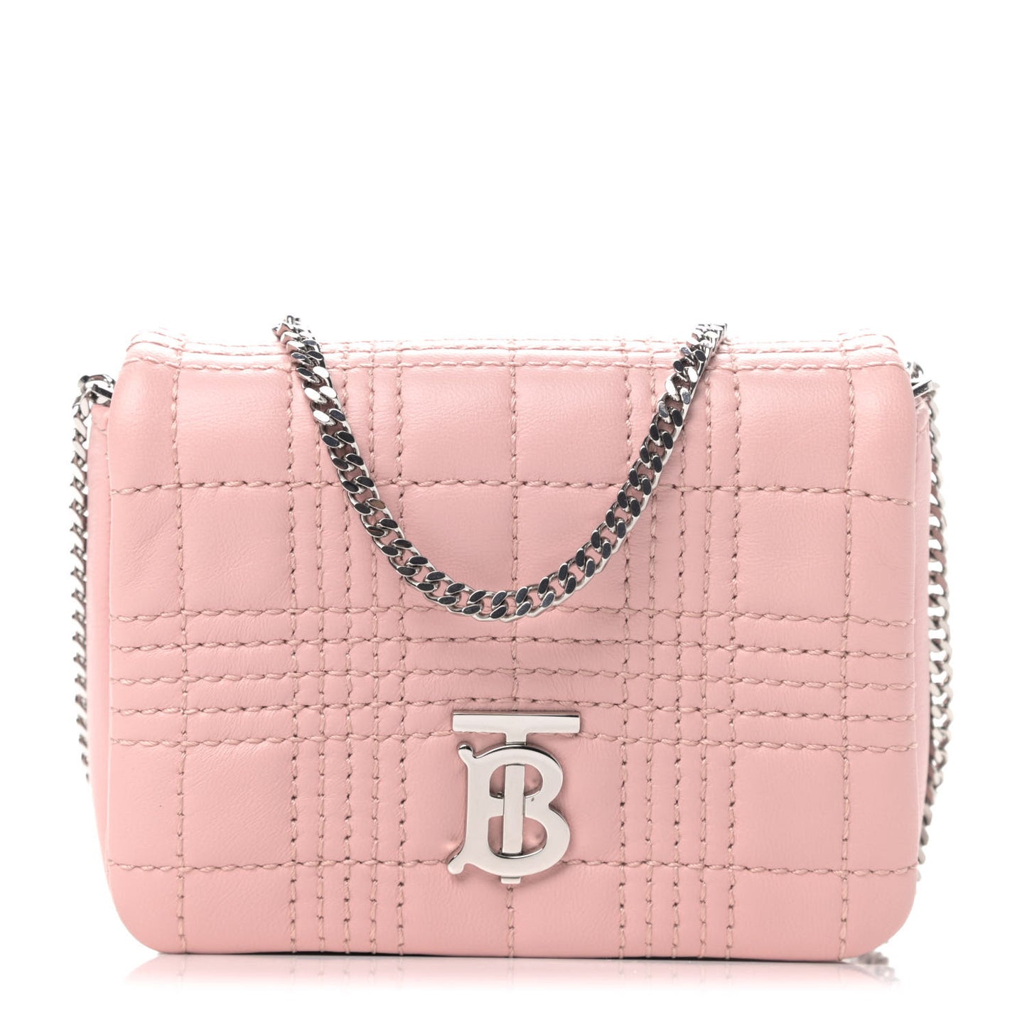 Lambskin Quilted Micro Lola Bag Blush Pink