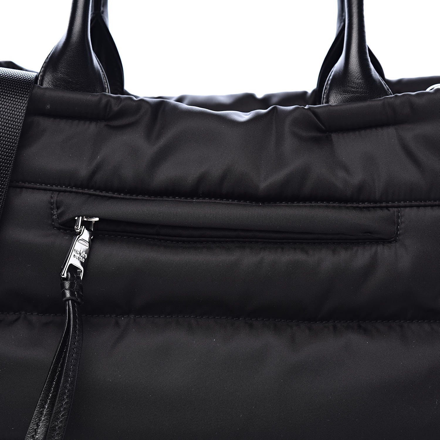 Prada Tessuto Nylon Bomber Tote Black 10 of 10