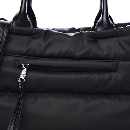 Prada Tessuto Nylon Bomber Tote Black 10 of 10