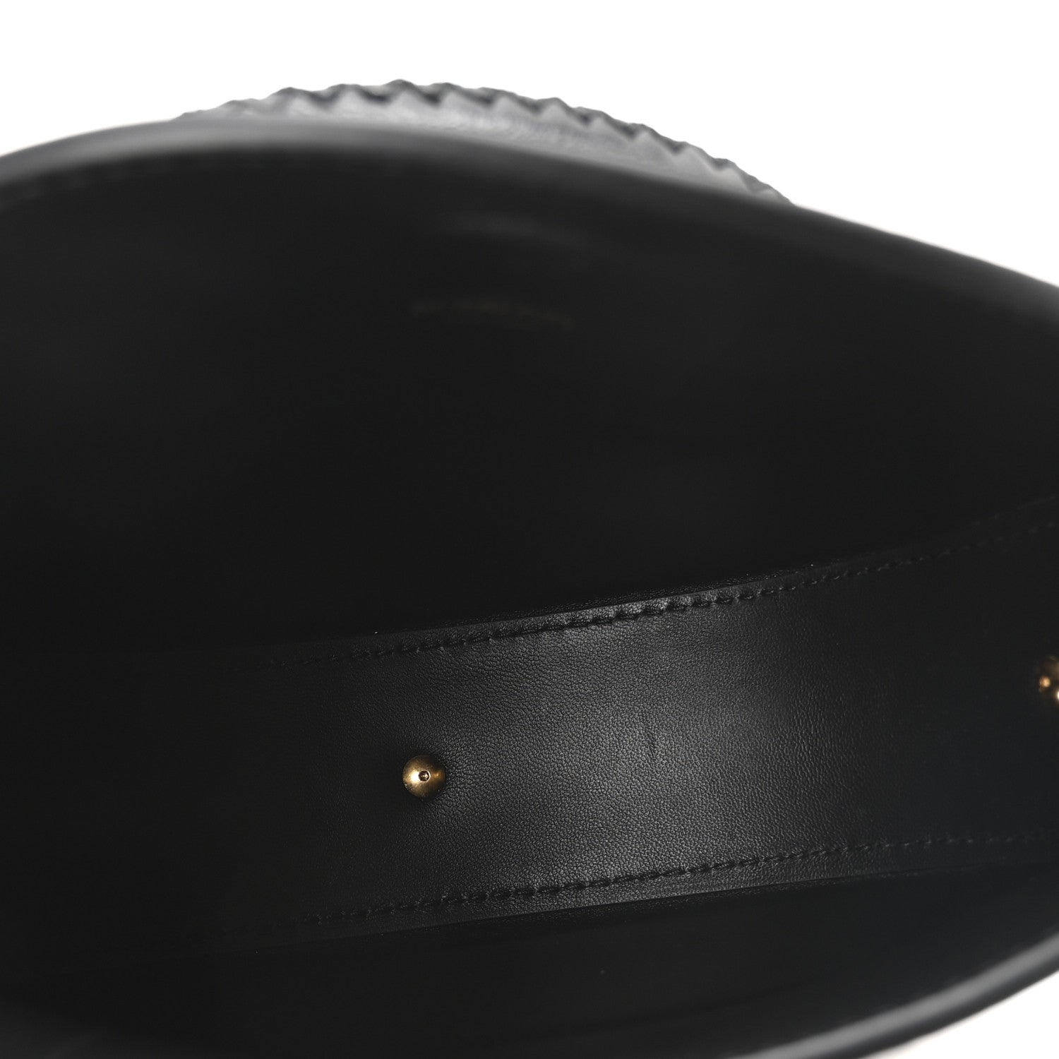 Burberry Lambskin Bridle Calfskin Runway Clutch Black 5 of 9
