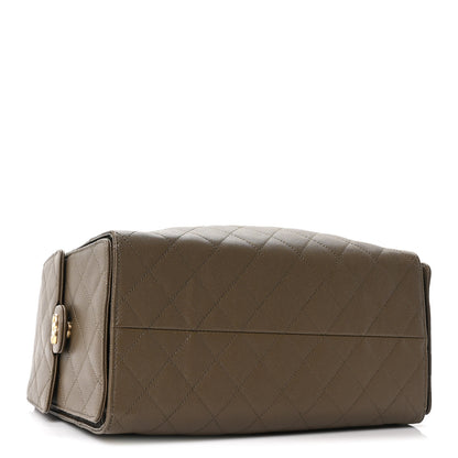 Chanel Caviar Quilted Medium Chanel 25 Handbag Dark Khaki 5 of 11