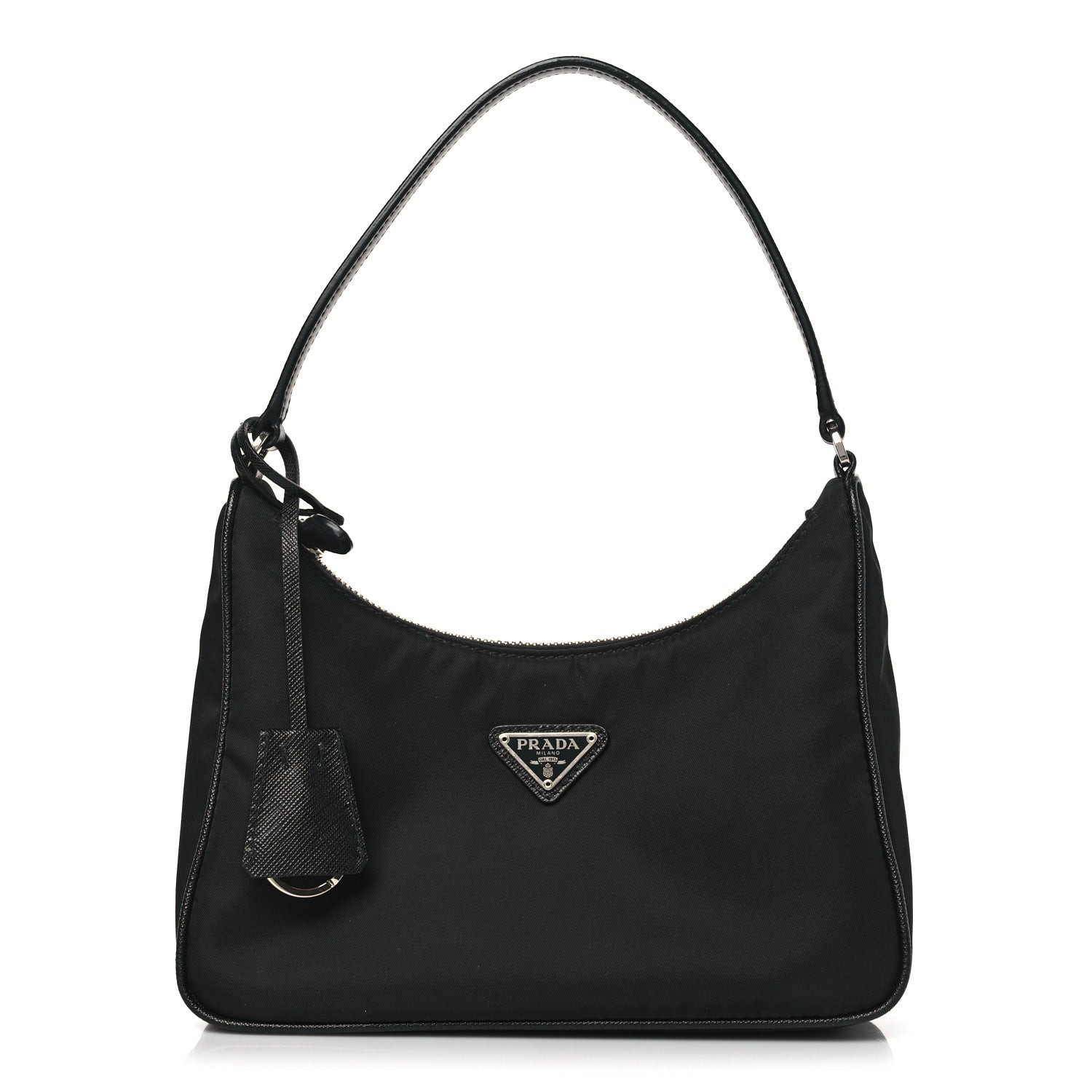 Prada Tessuto Nylon Saffiano Mini Re-Edition 2005 Bag Black 1 of 9