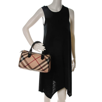 Burberry Nova Check Small Chester Bowling Bag Black 2 of 8