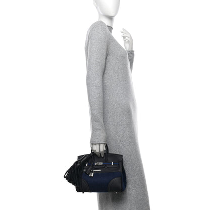 Hermes Feutre Swift Go Team Birkin 25 Caban Bleu Nuit 2 of 12