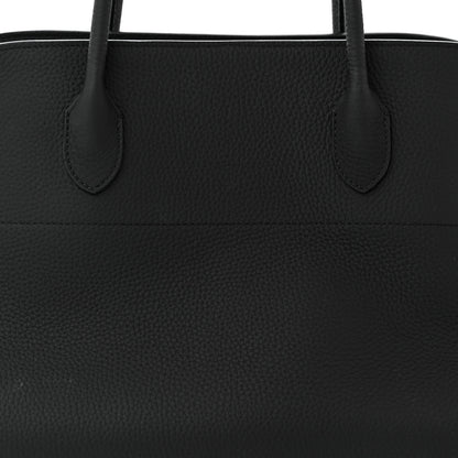 The Row Grained Calfskin EW Margaux Black 7 of 9
