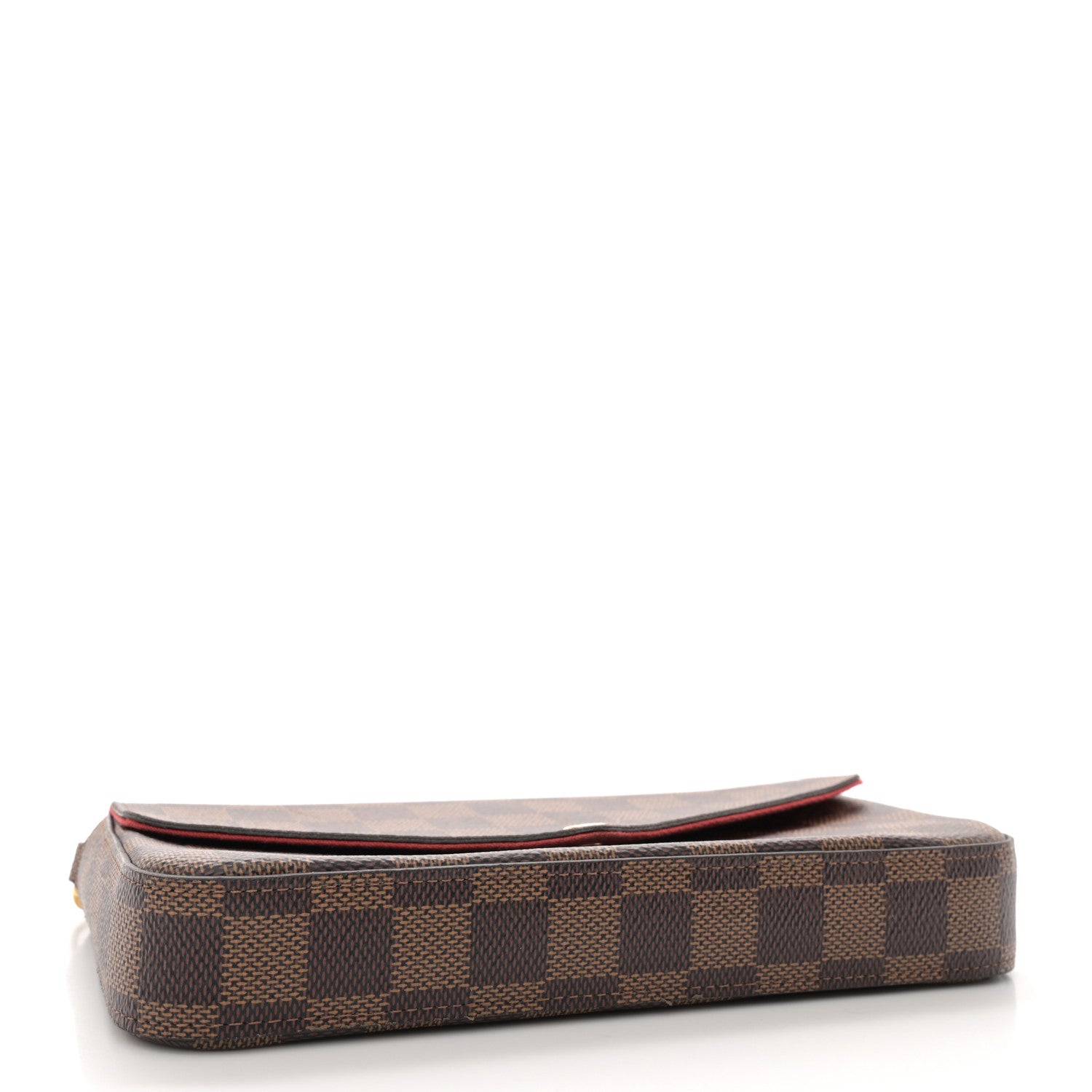 Louis Vuitton Damier Ebene Pochette Felicie Chain Wallet 5 of 13