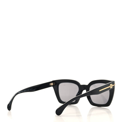Chanel Acetate Square Sunglasses 5509-A Black 4 of 9