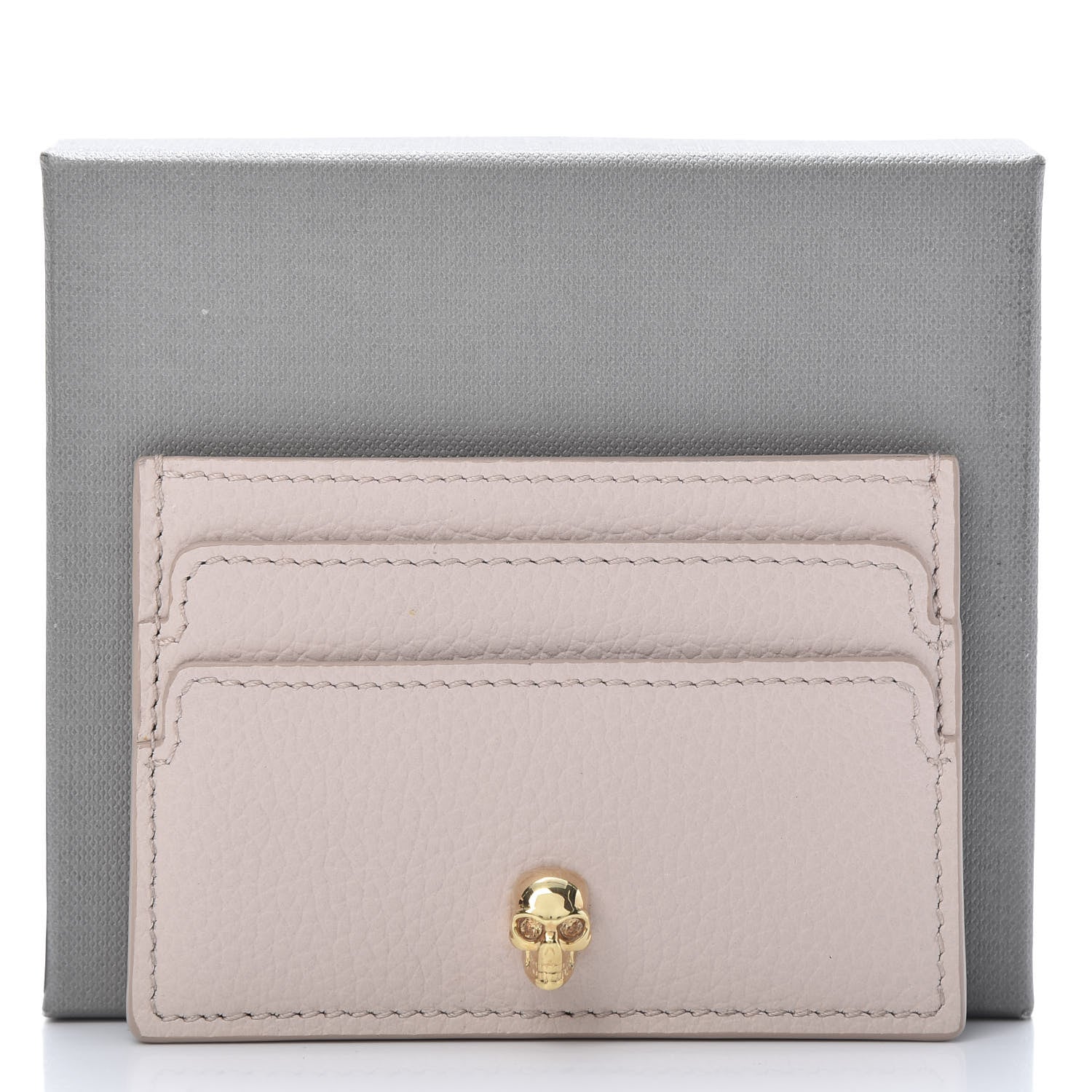 Alexander McQueen Calfskin Skull Card Holder Teint 8 of 8
