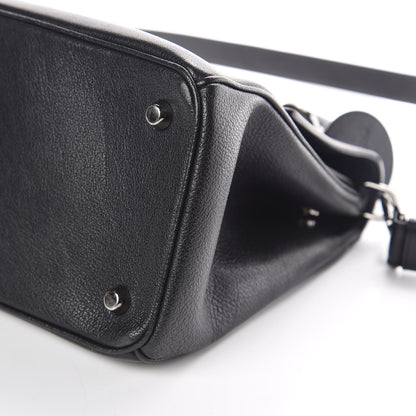 Christian Dior Grained Calfskin Medium Be Dior Flap Black 6 of 10