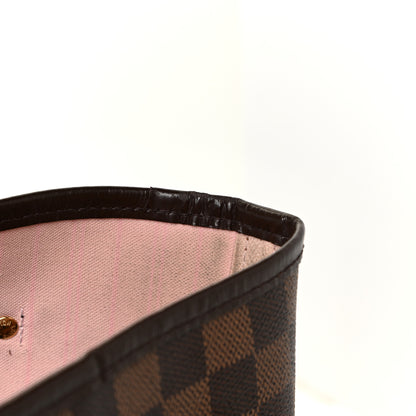 Louis Vuitton Damier Ebene Neo Neverfull MM Rose Ballerine 27 of 31