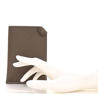 Hermes Epsom Tarmac PM Passport Holder Etoupe 2 of 5