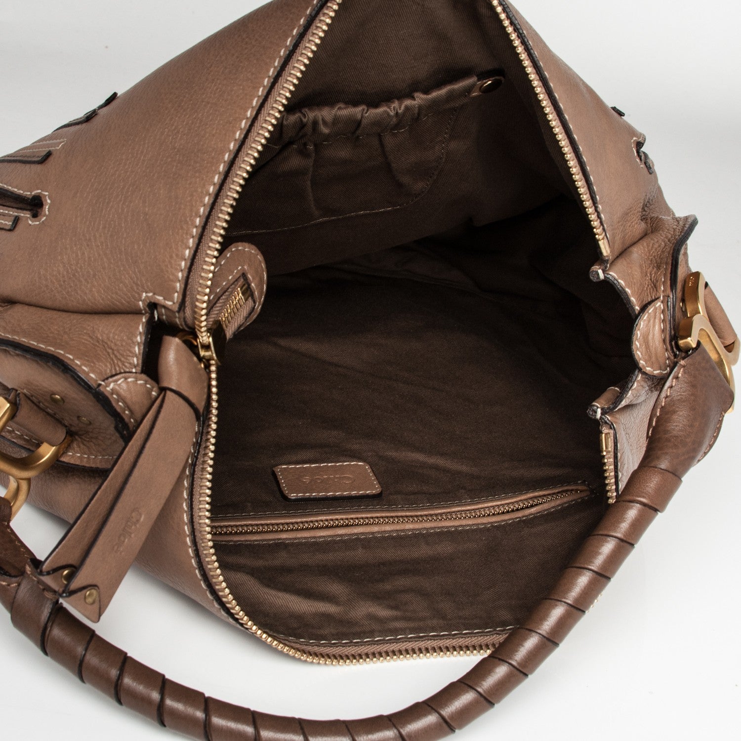 Chloe Calfskin Large Marcie Hobo Nut 5 of 7